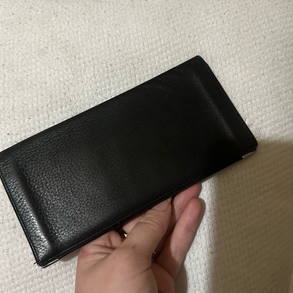 Cartier Black Leather Wallet with Silver Accents - Picture 4 of 6
